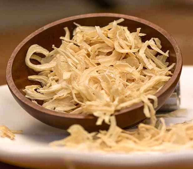Cebolla en escamas deshidratada