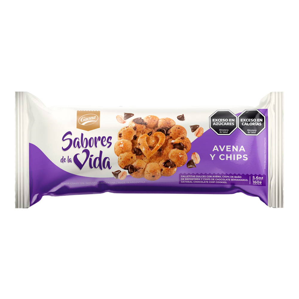 Galletitas Gaona Avena & Chips