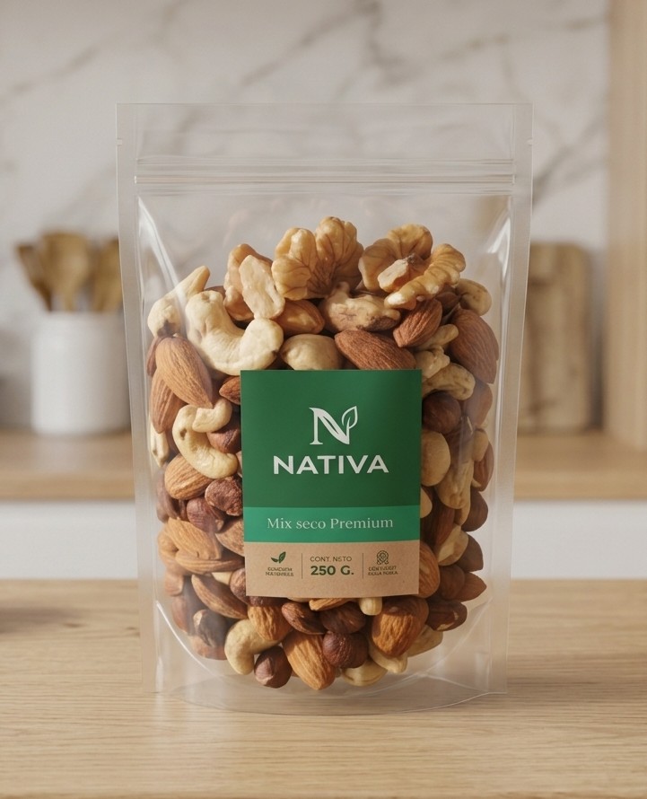 Mix seco Premium: Nueces, Almendras, avellanas y Cajú